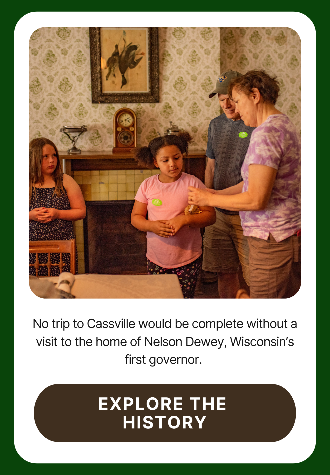 Travel back in History in Cassville WI