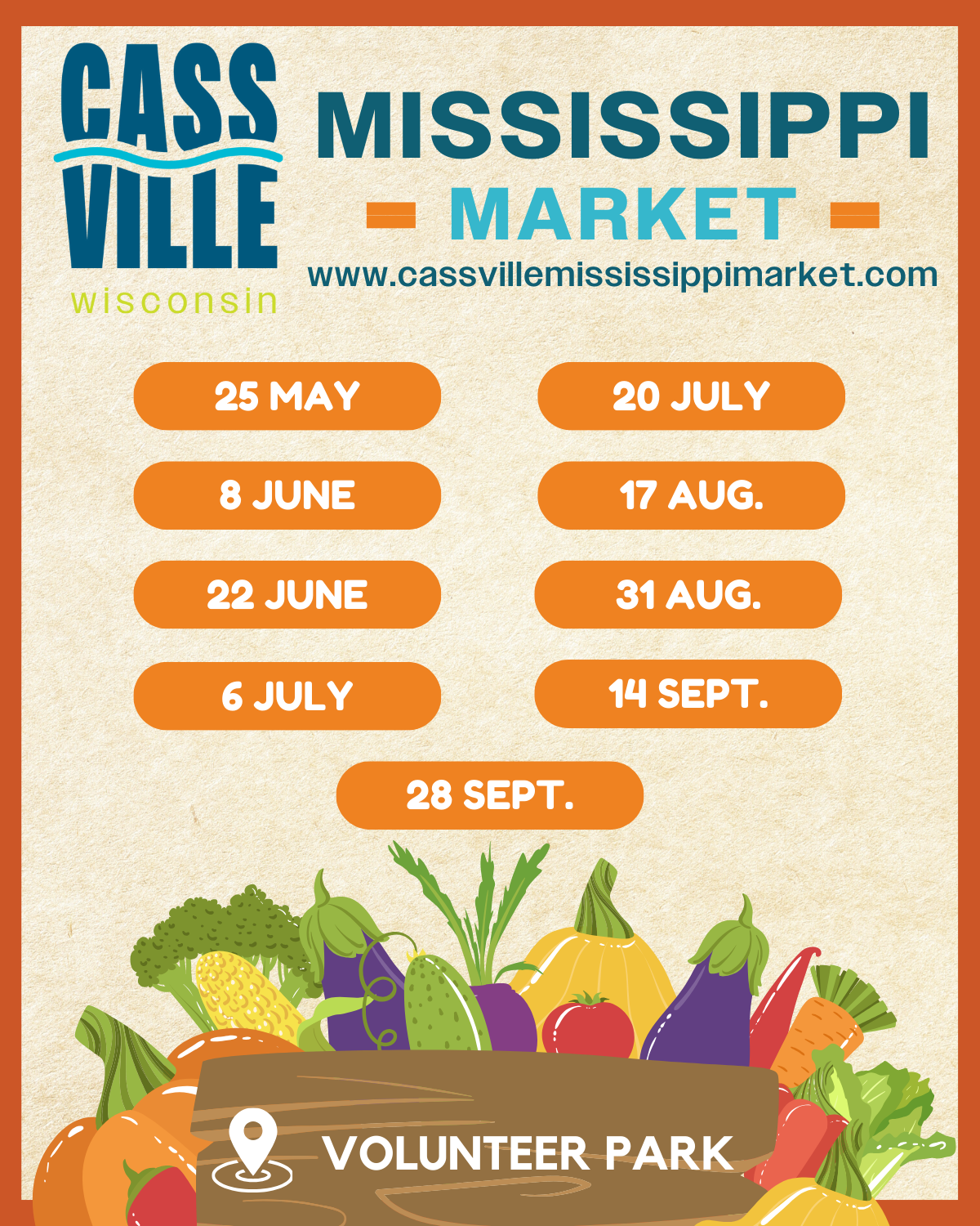 Cassville Mississippi Market Dates
